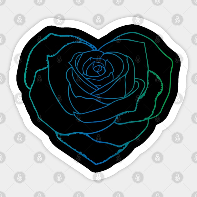 rose Sticker by Soozy 